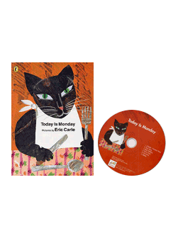 mmmioimmm絵本✾31冊 KM024: TODAY IS MONDAY (PAPER絵本&CD)