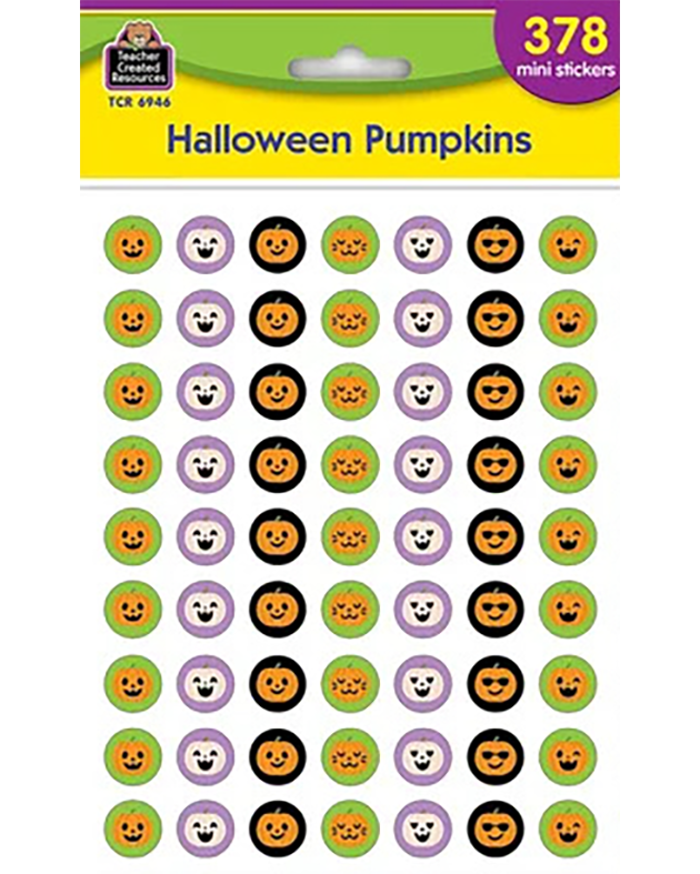 HALLOWEEN PUMPKINS(MINI STICKERS) (6946)