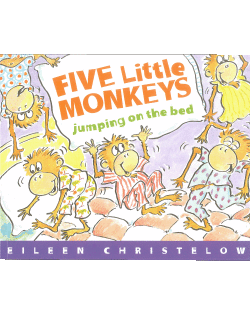 KM092: FIVE LITTLE MONKEYS JUMPING ON THE BED