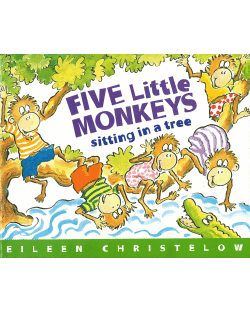 KM093: FIVE LITTLE MONKEYS SITTING IN A TREE