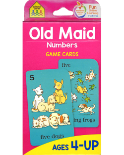 GAME CARD: OLD MAID NUMBERS