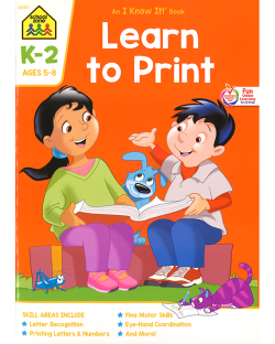 I KNOW IT!: LEARN TO PRINT (02001)