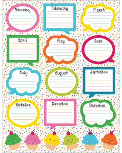 SCHOOL POP BIRTHDAY CHART (CD-114206)