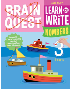BRAIN QUEST LEARN TO WRITE: NUMBERS