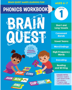 BRAIN QUEST PHONICS WORKBOOK: GRADE 1