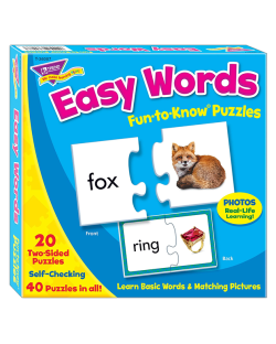 EASY WORDS (FUN-TO-KNOW PUZZLES)
