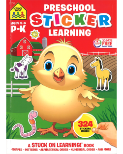 STUCK ON LEARNING BOOK: PRESCHOOL STICKERS (02757)