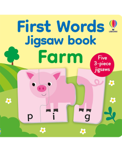 FIRST WORDS JIGSAW BOOK: FARM