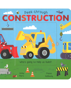 Peek Through Construction ボードブック こども英語教材 Kids Mart