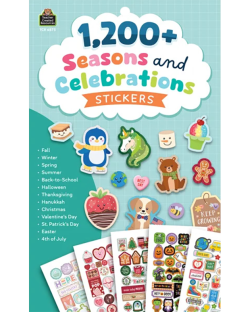 SEASONS & CELEBRATIONS STICKER (TCR6875)