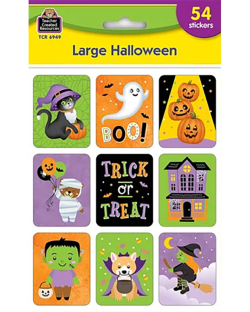 LARGE HALLOWEEN STICKERS (TCR6949)