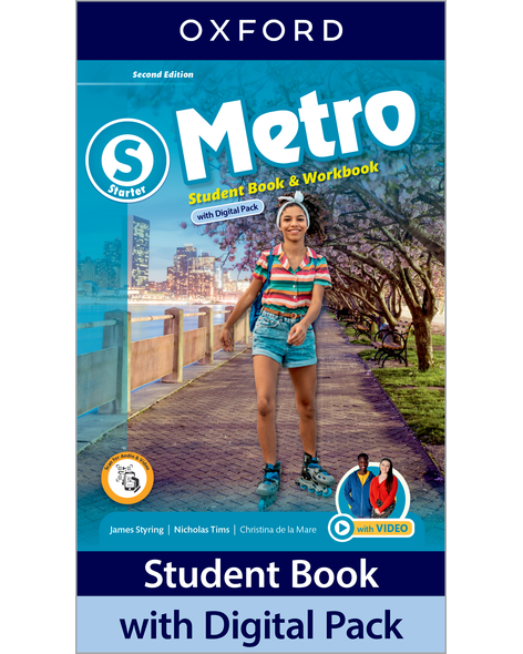 METRO (2/E) Starter: Student Book & Workbook w/Online Pack