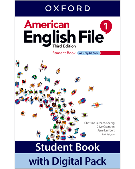 AMERICAN ENGLISH FILE (3/E) 1: Student Book w/Digital Pack