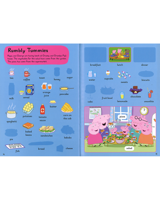 KM239: PEPPA PIG: 1000 FIRST WORDS STICKER BOOK