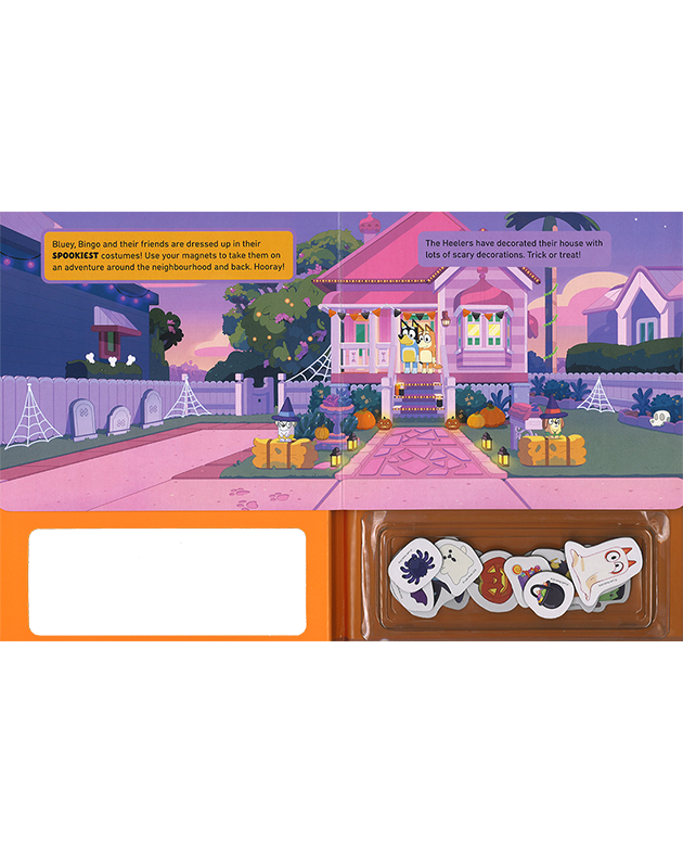 HW] BLUEY: LET'S GET SPOOKY (MAGNET BOOK)