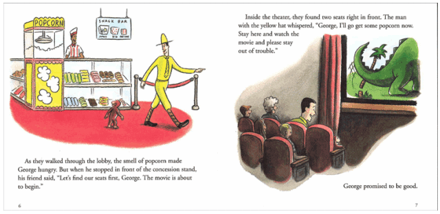 CURIOUS GEORGE GOES TO A MOVIE