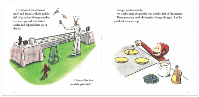 CURIOUS GEORGE MAKES PANCAKES