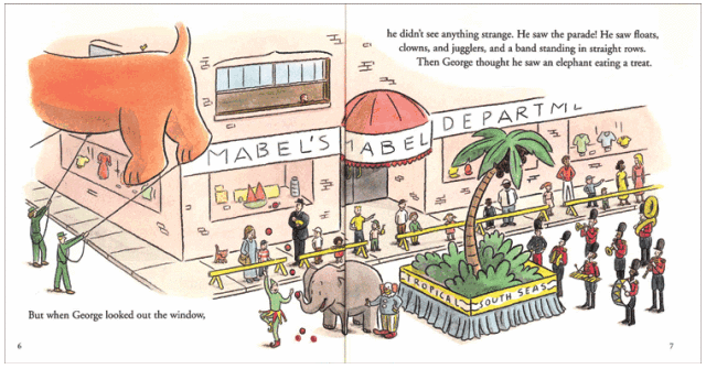 CURIOUS GEORGE AT THE PARADE
