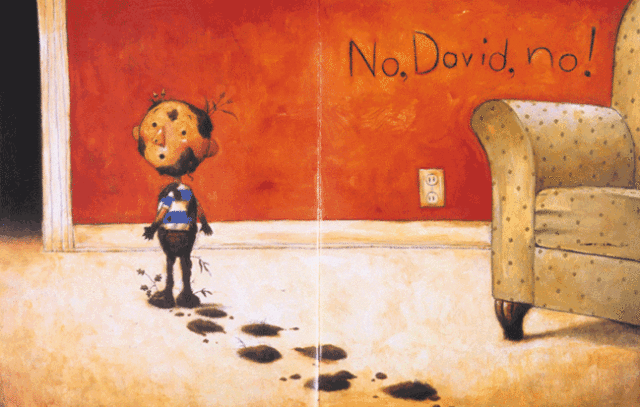 NO, DAVID! (大型絵本)