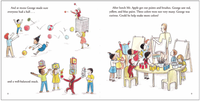 CURIOUS GEORGE'S FIRST DAY OF SCHOOL 『おさるのジョージ がっ