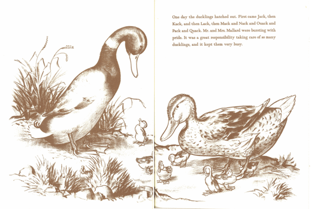 MAKE WAY FOR DUCKLINGS（ハードカバー絵本）