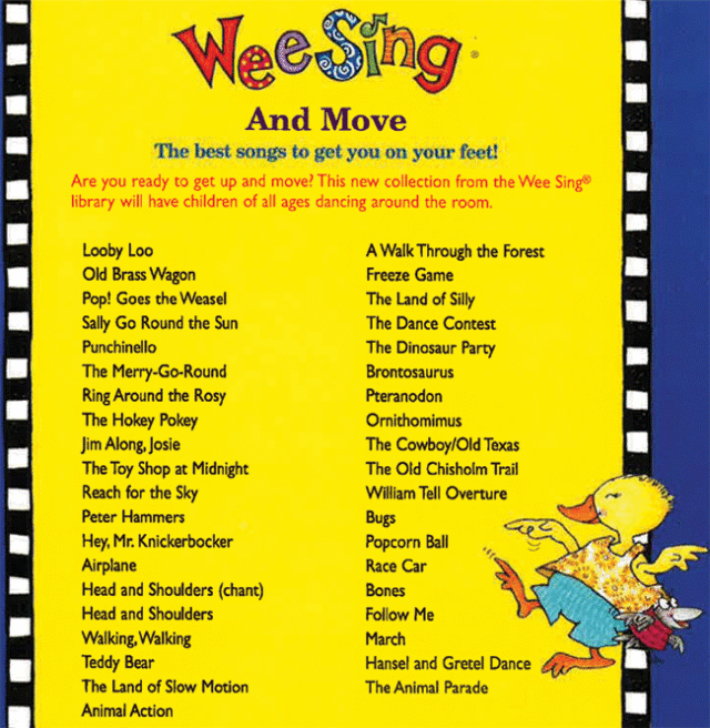 WEE SING AND MOVE (BK&CD)