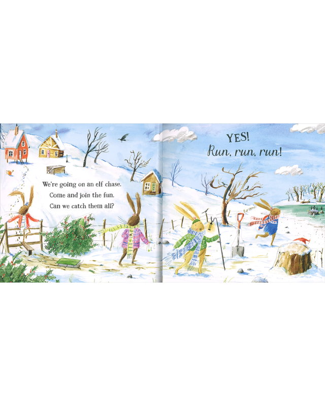 WE'RE GOING ON AN ELF CHASE (LIFT-THE-FLAP)