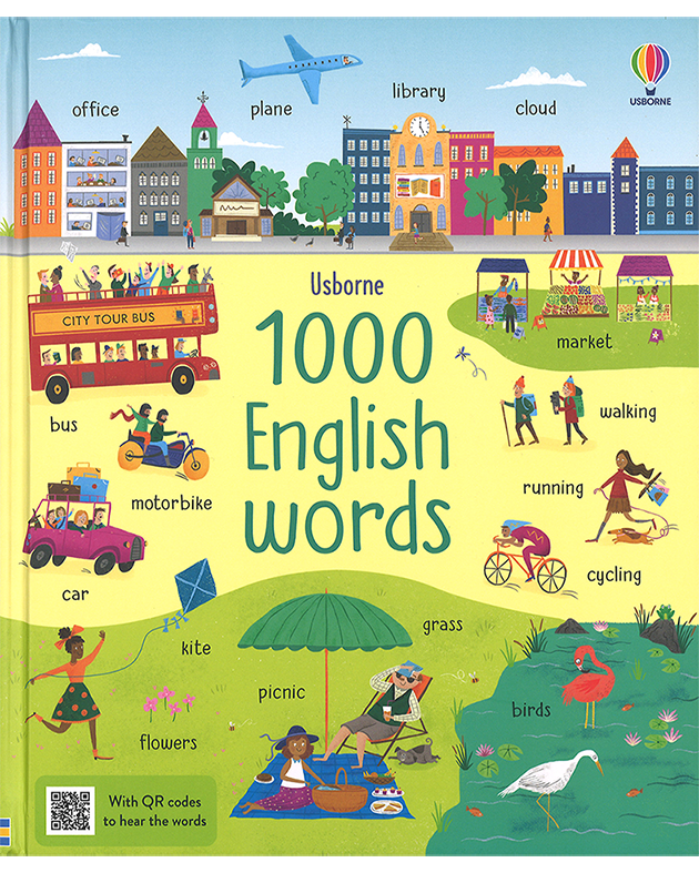 KM235: USBORNE 1000 ENGLISH WORDS