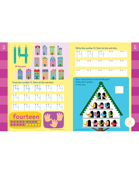 KM263: BRAIN QUEST LEARN TO WRITE: NUMBERS