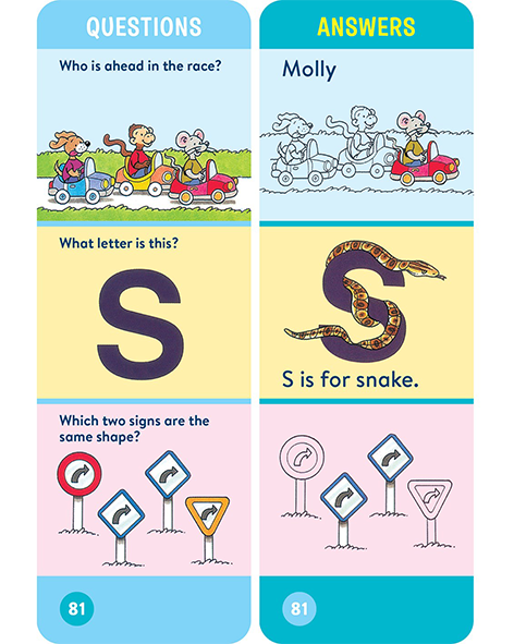 英語教材Brain Quest 各学年クイズカードセット　英語学習7歳から13歳 BRAIN QUEST FOR THREES 5/E (AGES 3-4)