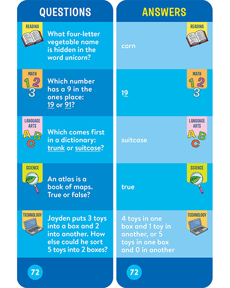 英語教材Brain Quest クイズカード英語7歳から13歳全て英語　難問 英語教材Brain Quest クイズカード英語7歳から13歳全て英語 難問