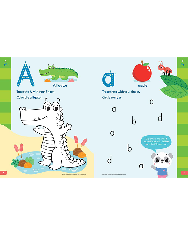 BRAIN QUEST PHONICS WORKBOOK: PRE-KINDERGARTEN