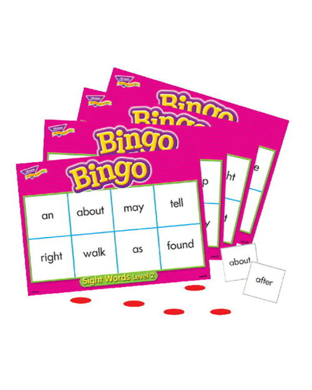 bingo商品 SIGHT WORDS BINGO LV2 (T-6076)