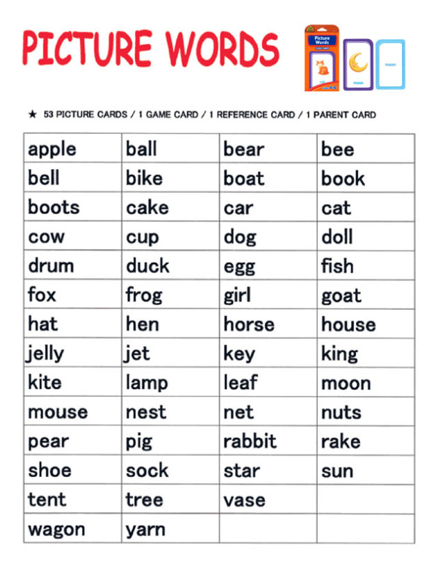 KM321: PICTURE WORDS (04024)