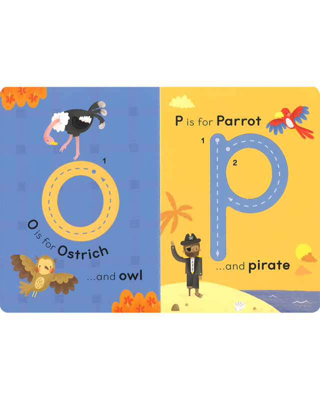 TOUCH AND TRACE ABC (MY FIRST HOME LEARNING)