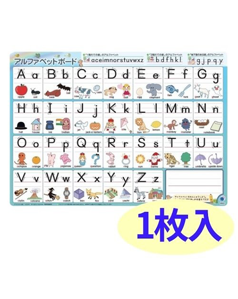 KM415: アルファベットれんしゅう下敷き