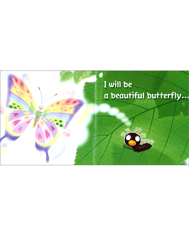 BEAUTIFUL BUTTERFLY (CD付) (キッズ英語絵本 2)