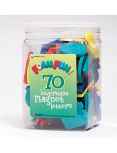 FOAM FUN LOWERCASE MAGNET LETTERS (733101)