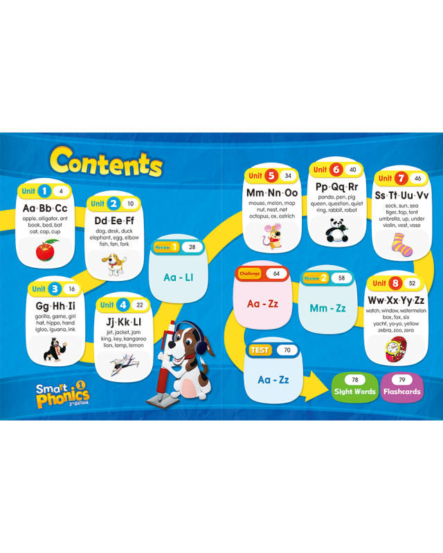Smart Phonics 10冊セット SMART PHONICS 1 (3/E): Student Book w/Audio