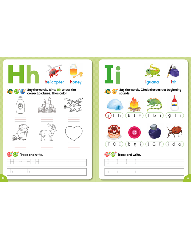 KM259: COMPASS PLAY FUN ACTIVITY BOOK: ALPHABET SOUNDS
