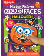 HIDDEN PICTURES STICKER FACES: HALLOWEEN