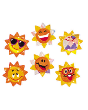 SUNNY SMILES (T-6315) (SPARKLE STICKERS)