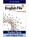 AMERICAN ENGLISH FILE (3/E) 4: Student Book w/Digital Pack