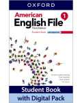 AMERICAN ENGLISH FILE (3/E) 1: Student Book w/Digital Pack