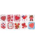 VALENTINE'S DAY STICKERS (TCR1258)