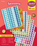 SEASONS MINI STICKERS VARIETY (TCR10344)