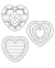 COLOR-ME HEARTS DESIGNER CUT-OUTS (5898)