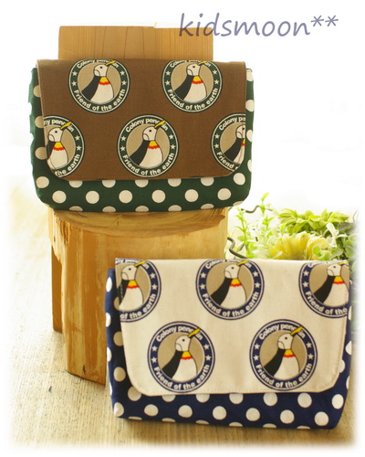 【ペンギンさん】封筒型お弁当ケース（サイズ変更料込み）