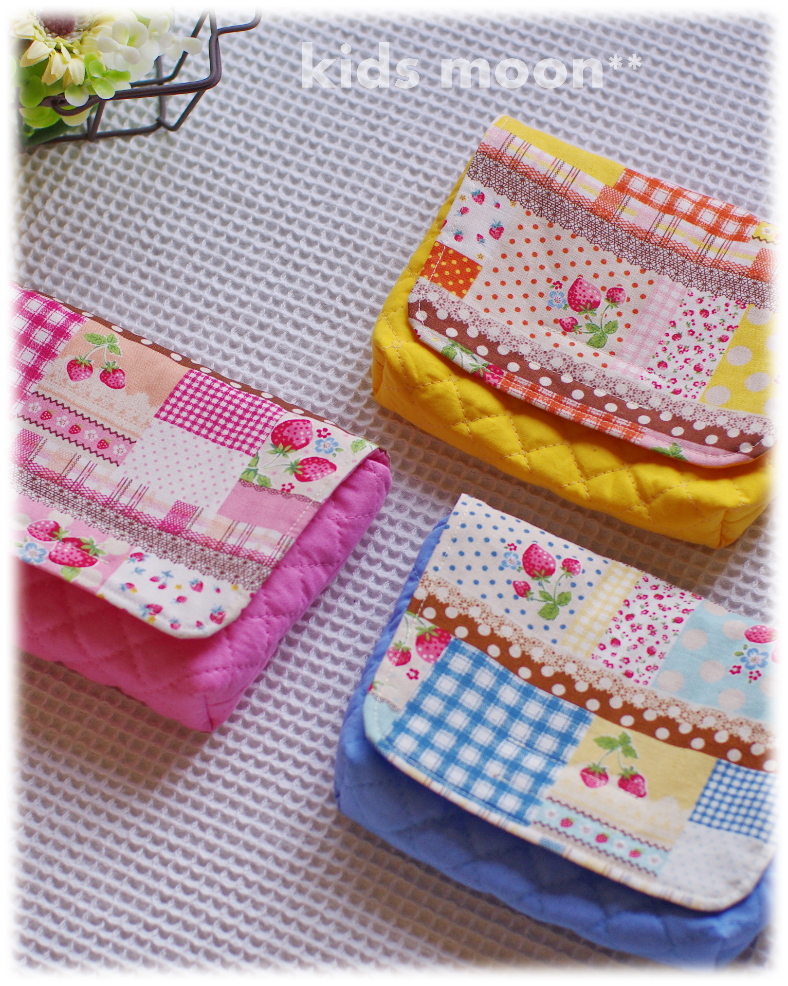 【スイートストロベリー】封筒型お弁当ケース（サイズ変更料込み）