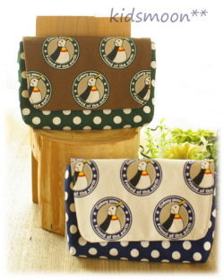 【ペンギンさん】封筒型お弁当ケース（サイズ変更料込み）